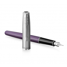 派克 PARKER SONNET 卓爾 入門系列 紫色白夾 墨水筆